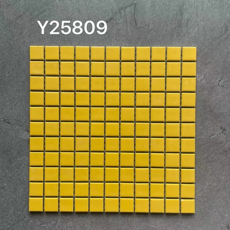 Solid color mosaic