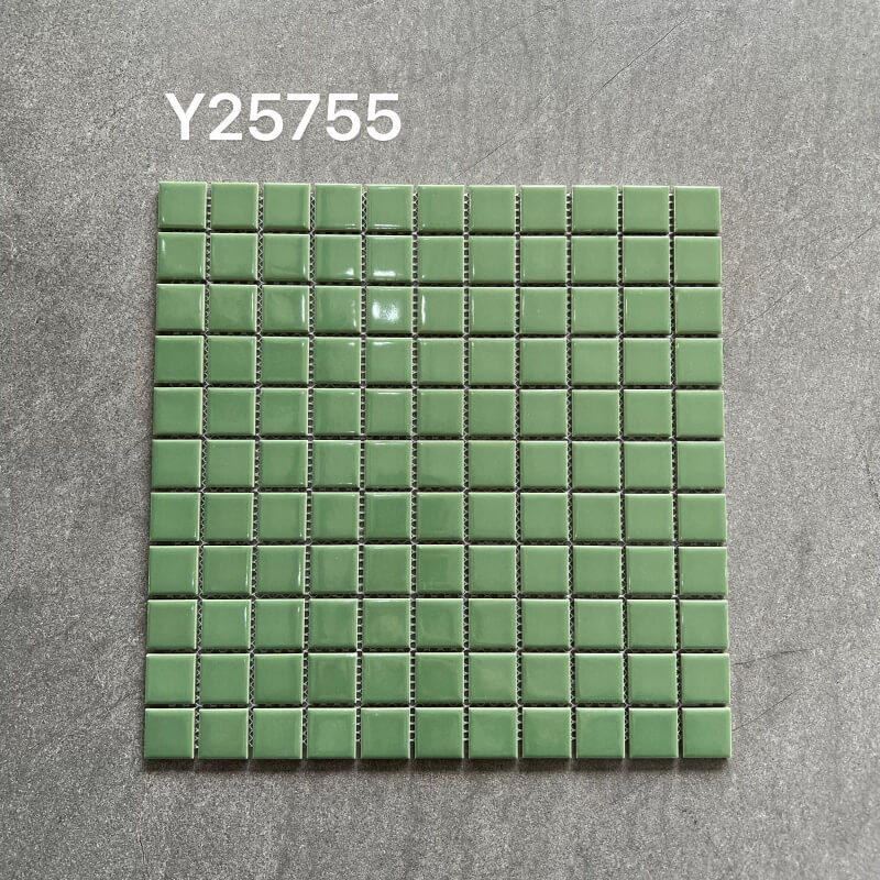Solid color mosaic